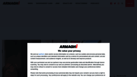What Armaghi.com website looked like in 2022 (2 years ago)