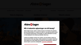 What Aeldresagen.dk website looked like in 2022 (2 years ago)
