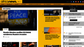 What Africanews.com website looked like in 2022 (2 years ago)