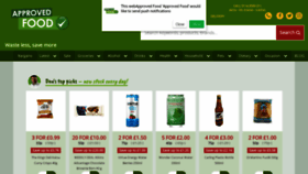 What Approvedfood.co.uk website looked like in 2022 (2 years ago)