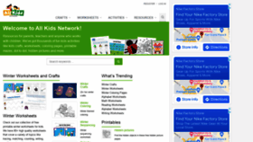 What Allkidsnetwork.com website looked like in 2022 (2 years ago)