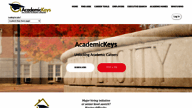What Academickeys.com website looked like in 2022 (2 years ago)