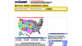 What Areaconnect.com website looked like in 2022 (2 years ago)