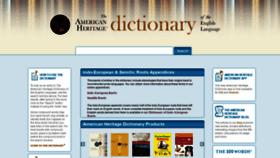 What Ahdictionary.com website looked like in 2022 (2 years ago)