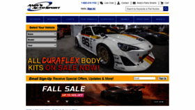 What Andysautosport.com website looked like in 2022 (2 years ago)