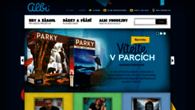 What Albi.cz website looked like in 2022 (3 years ago)