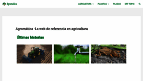 What Agromatica.es website looked like in 2022 (2 years ago)