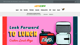What Artscow.com website looked like in 2022 (2 years ago)