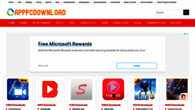 What Apppcdownload.com website looked like in 2022 (2 years ago)