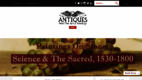 What Antiquesandthearts.com website looked like in 2022 (2 years ago)