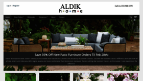 What Aldikhome.com website looked like in 2022 (2 years ago)