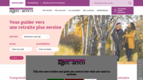 What Agirc-arrco.fr website looked like in 2022 (2 years ago)