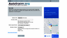 What Autotracer.org website looked like in 2022 (3 years ago)