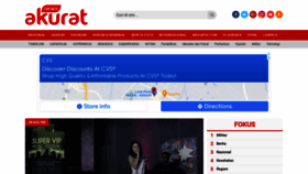 What Akuratnews.com website looked like in 2022 (2 years ago)
