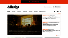 What Adlatina.com website looked like in 2022 (2 years ago)