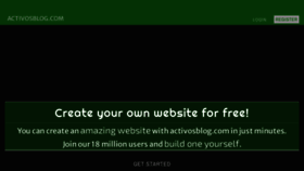 What Activosblog.com website looked like in 2022 (2 years ago)