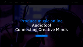 What Audiotool.com website looked like in 2022 (2 years ago)