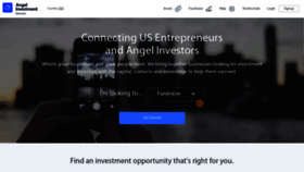 What Angelinvestmentnetwork.us website looked like in 2022 (4 years ago)