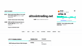 What Altcointrading.net website looked like in 2022 (2 years ago)
