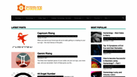 What Astronlogia.com website looked like in 2022 (2 years ago)