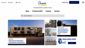 What Archdaily.mx website looked like in 2022 (3 years ago)
