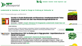 What Agrar-presseportal.de website looked like in 2022 (2 years ago)