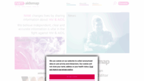 What Aidsmap.com website looked like in 2022 (2 years ago)