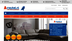 What A-meubel.nl website looked like in 2022 (4 years ago)