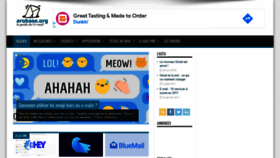 What Arobase.org website looked like in 2022 (4 years ago)
