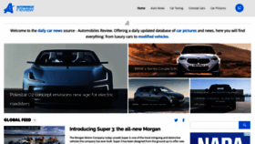 What Automobilesreview.com website looked like in 2022 (2 years ago)