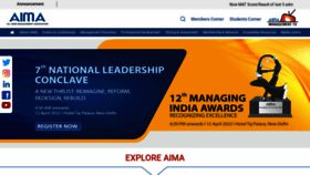What Aima.in website looked like in 2022 (2 years ago)