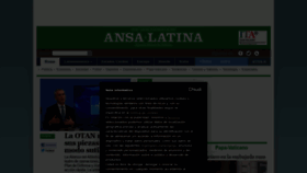 What Ansalatina.com website looked like in 2022 (2 years ago)