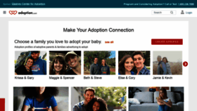 What Adoption.com website looked like in 2022 (2 years ago)