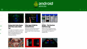 What Androidadvices.com website looked like in 2022 (2 years ago)