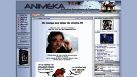 What Animeka.com website looked like in 2022 (2 years ago)
