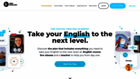 What Abaenglish.com website looked like in 2022 (2 years ago)