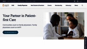 What Aafp.org website looked like in 2022 (4 years ago)