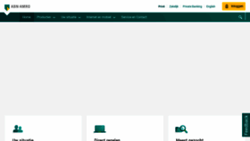 What Abnamro.nl website looked like in 2022 (2 years ago)