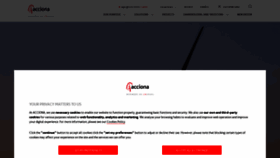 What Acciona.com website looked like in 2022 (2 years ago)
