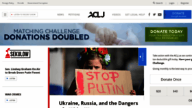What Aclj.org website looked like in 2022 (2 years ago)