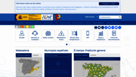 What Aemet.es website looked like in 2022 (2 years ago)