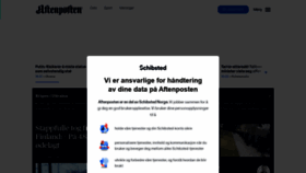 What Aftenposten.no website looked like in 2022 (2 years ago)