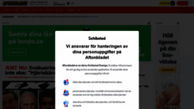 What Aftonbladet.se website looked like in 2022 (2 years ago)