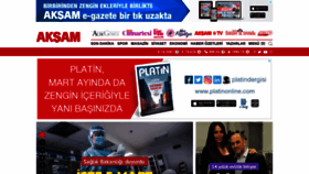 What Aksam.com.tr website looked like in 2022 (2 years ago)