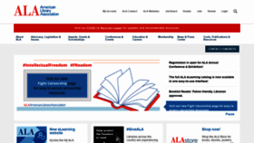 What Ala.org website looked like in 2022 (2 years ago)
