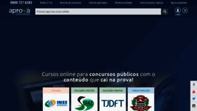 What Aprovaconcursos.com.br website looked like in 2022 (2 years ago)