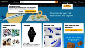 What Amazon.co.uk website looked like in 2022 (2 years ago)