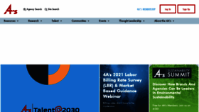 What Aaaa.org website looked like in 2022 (2 years ago)