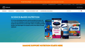 What Abbottnutrition.com website looked like in 2022 (2 years ago)