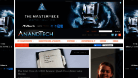 What Anandtech.com website looked like in 2022 (2 years ago)